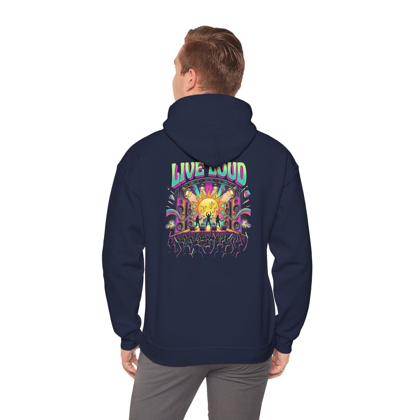 Live Loud Concert Stage Hoodie