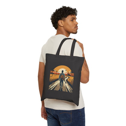 Vintage Highway Route Sign Tote Bag