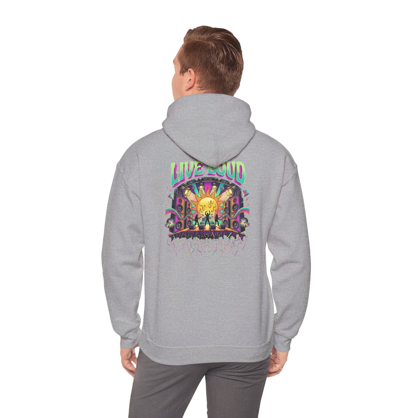 Live Loud Concert Stage Hoodie