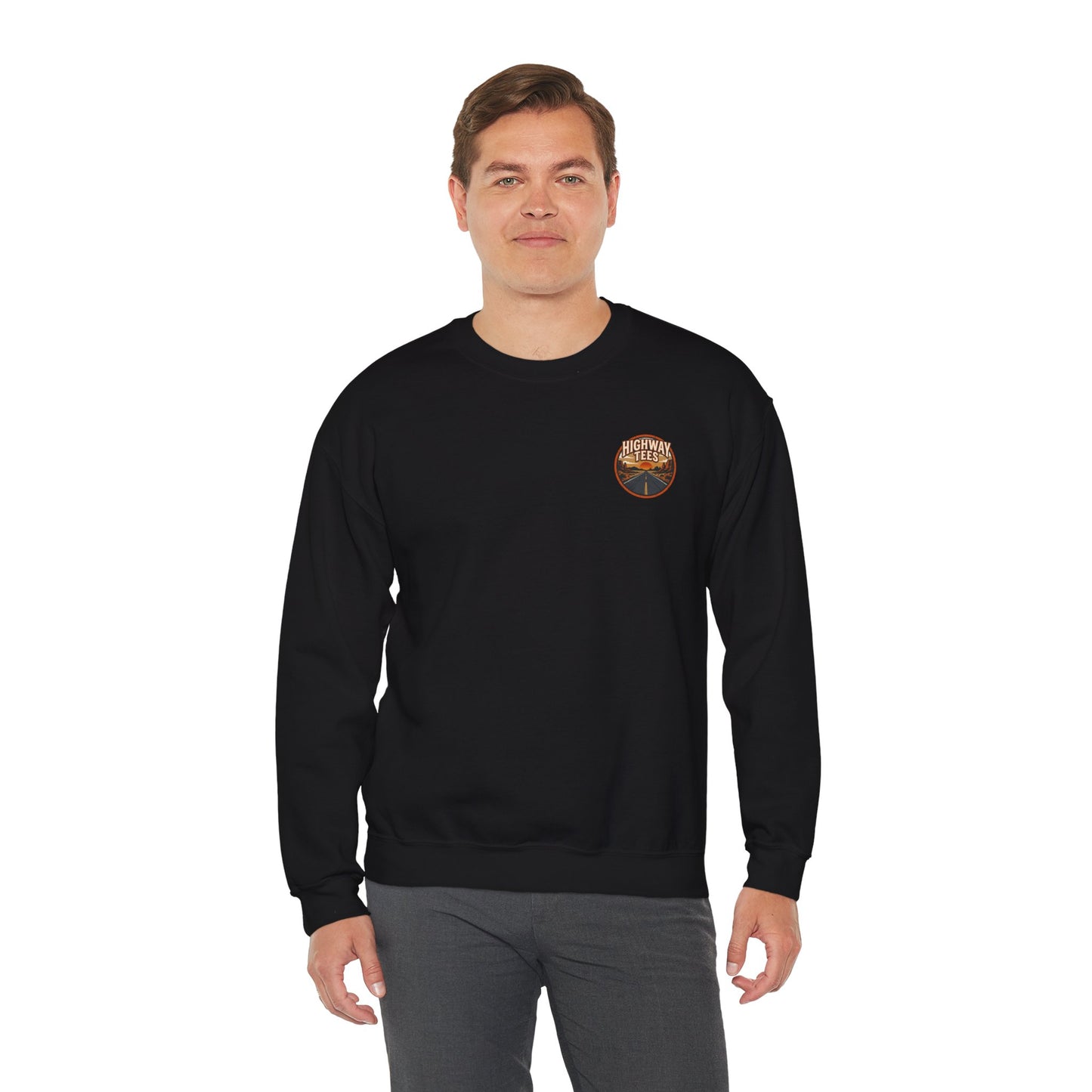 Midnight Motel Vacancy Crewneck Sweatshirt, product view