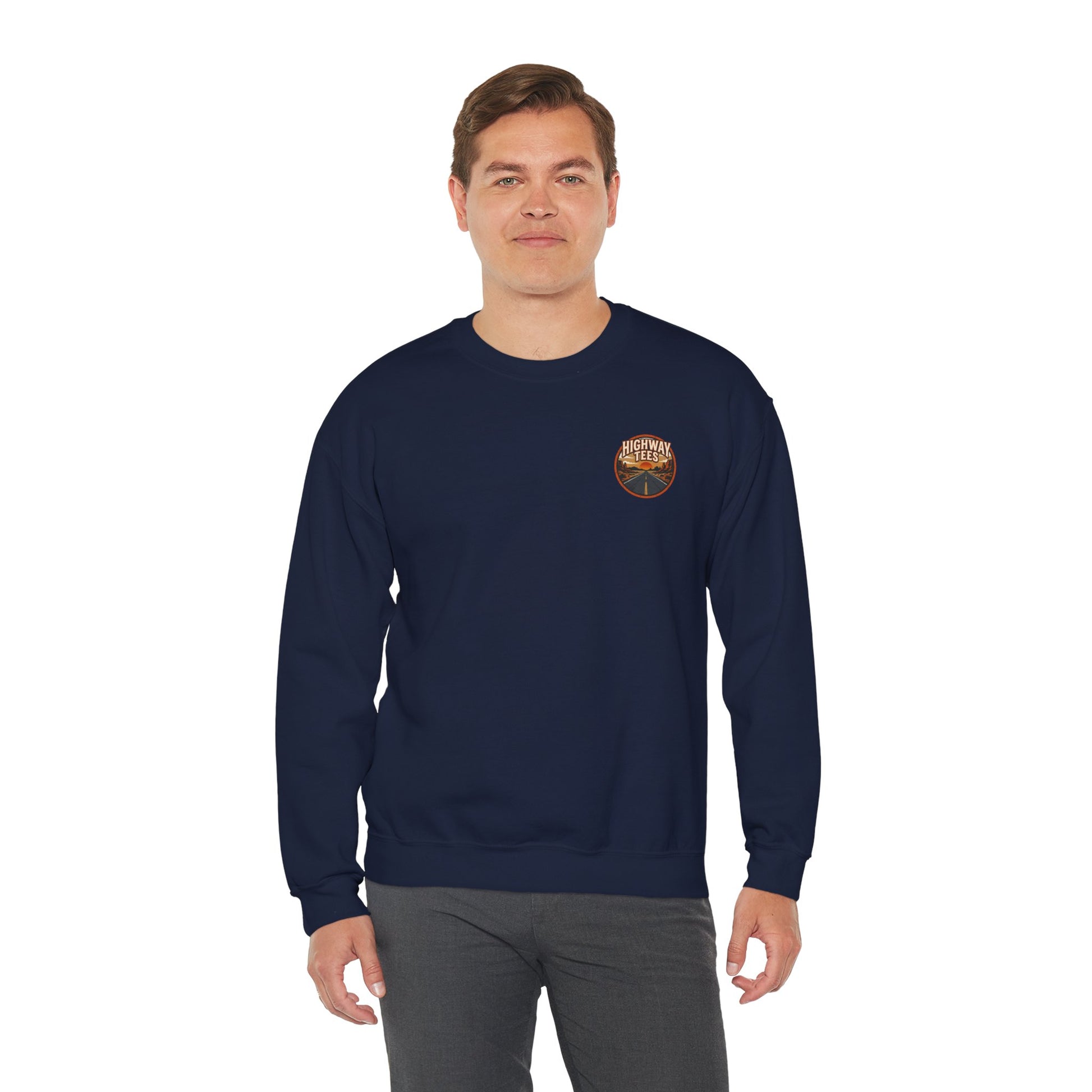 Midnight Motel Vacancy Crewneck Sweatshirt, product view