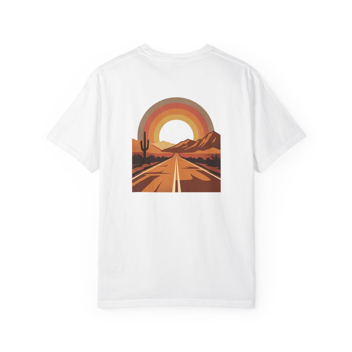 Vintage Sunset Highway T-Shirt front, sunset highway graphic tee