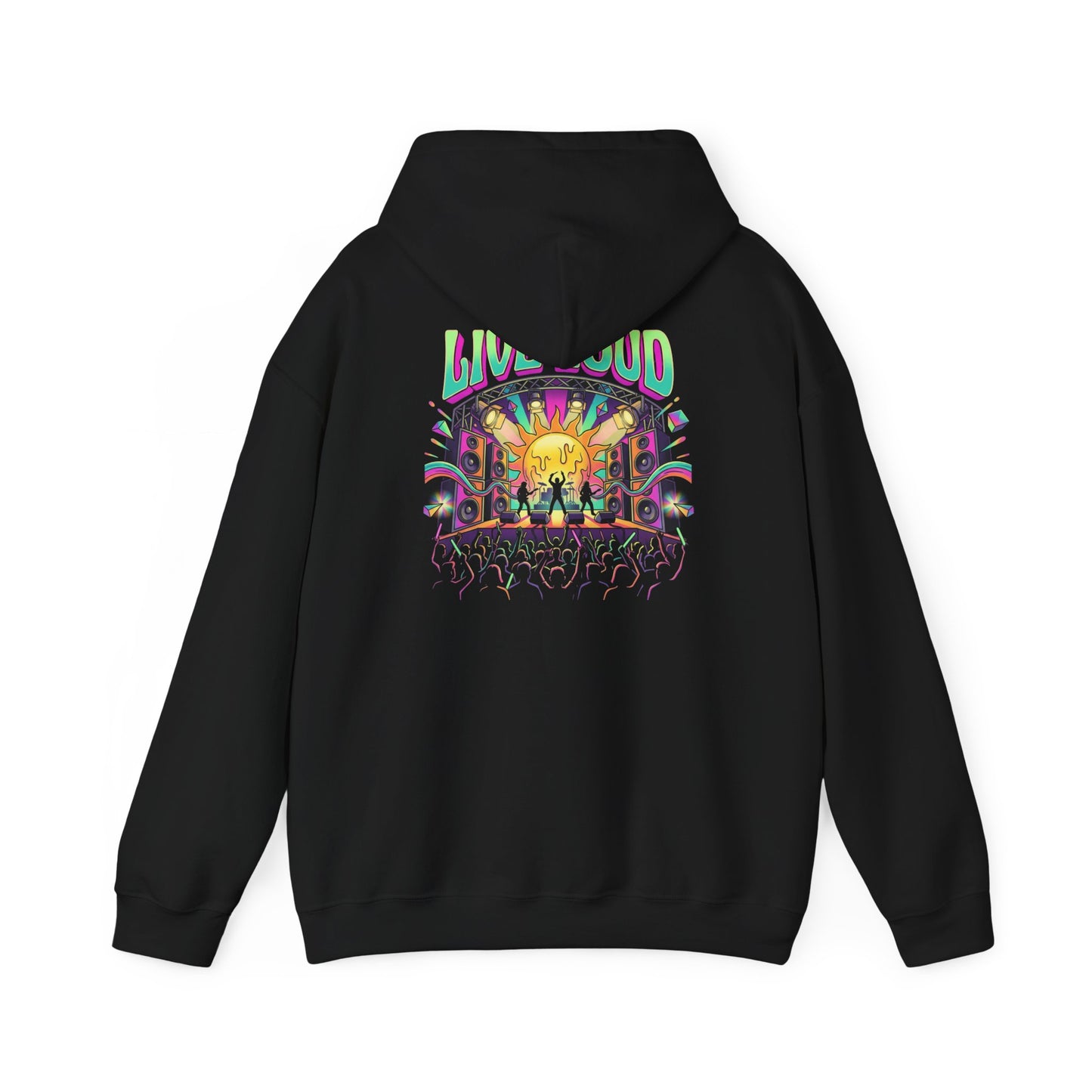 Live Loud Concert Stage Hoodie