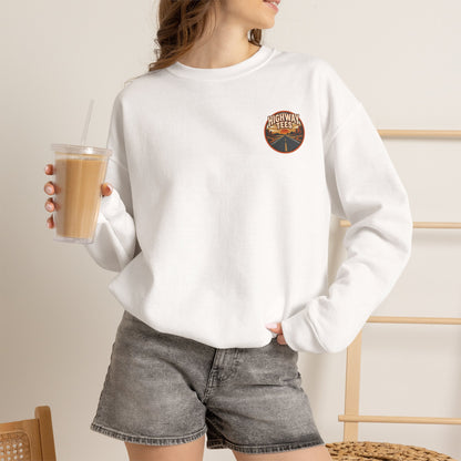 Midnight Motel Vacancy Crewneck Sweatshirt, product view