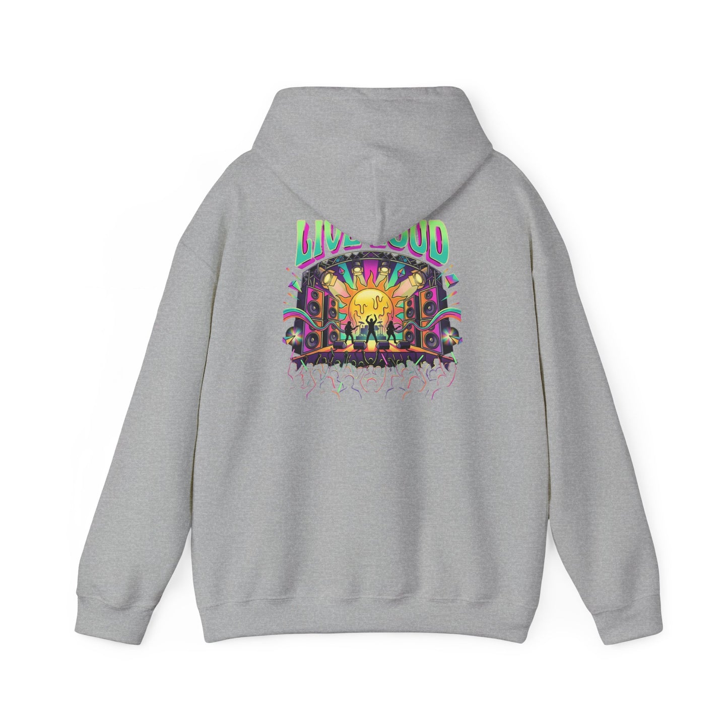 Live Loud Concert Stage Hoodie