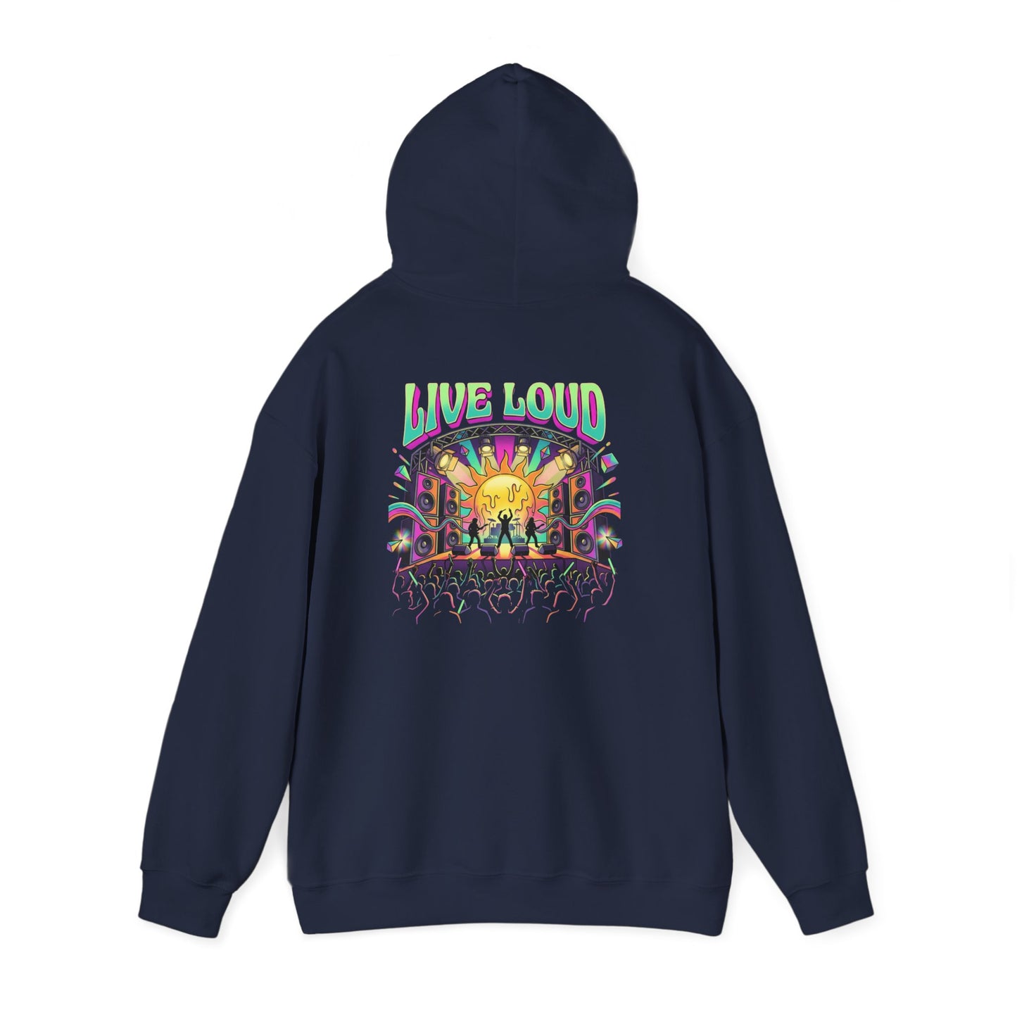 Live Loud Concert Stage Hoodie