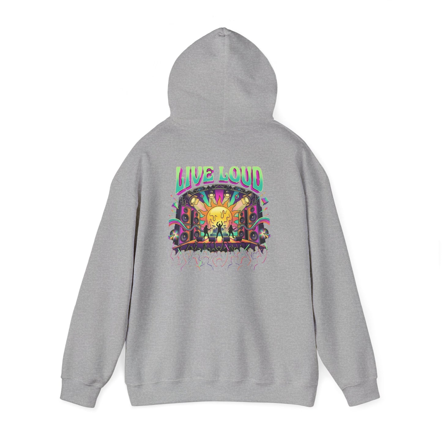 Live Loud Concert Stage Hoodie