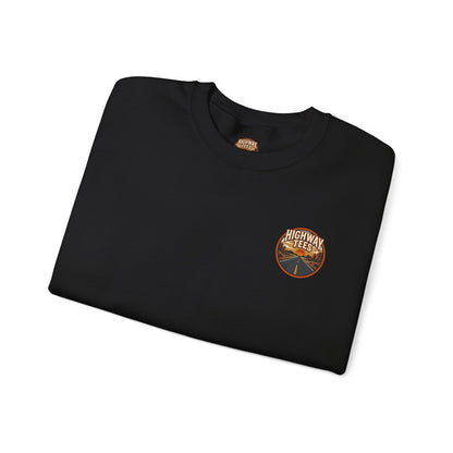 Midnight Motel Vacancy Crewneck Sweatshirt, product view