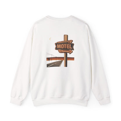 Midnight Motel Vacancy Crewneck Sweatshirt, product view