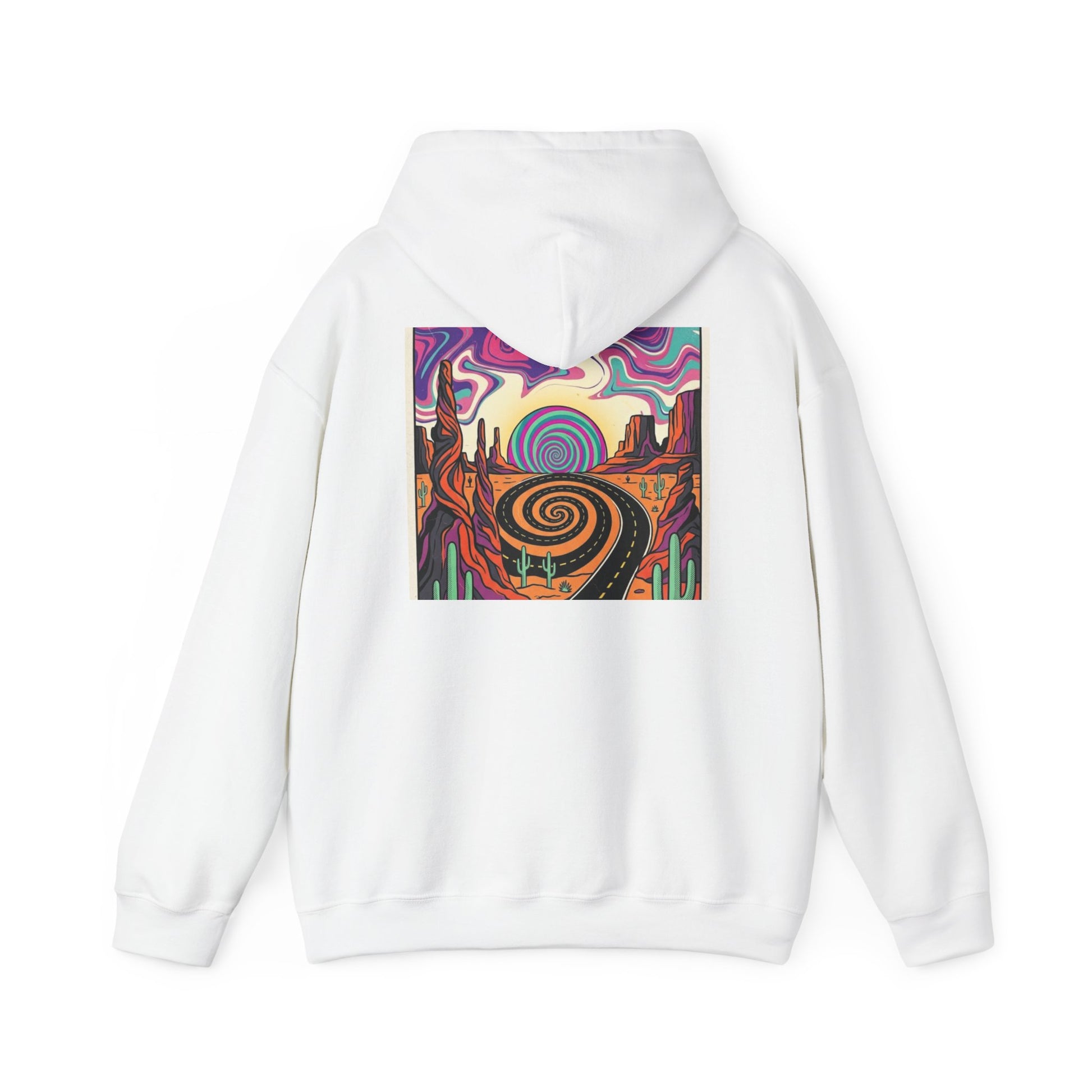 Psychedelic Desert Spiral Hoodie, product view