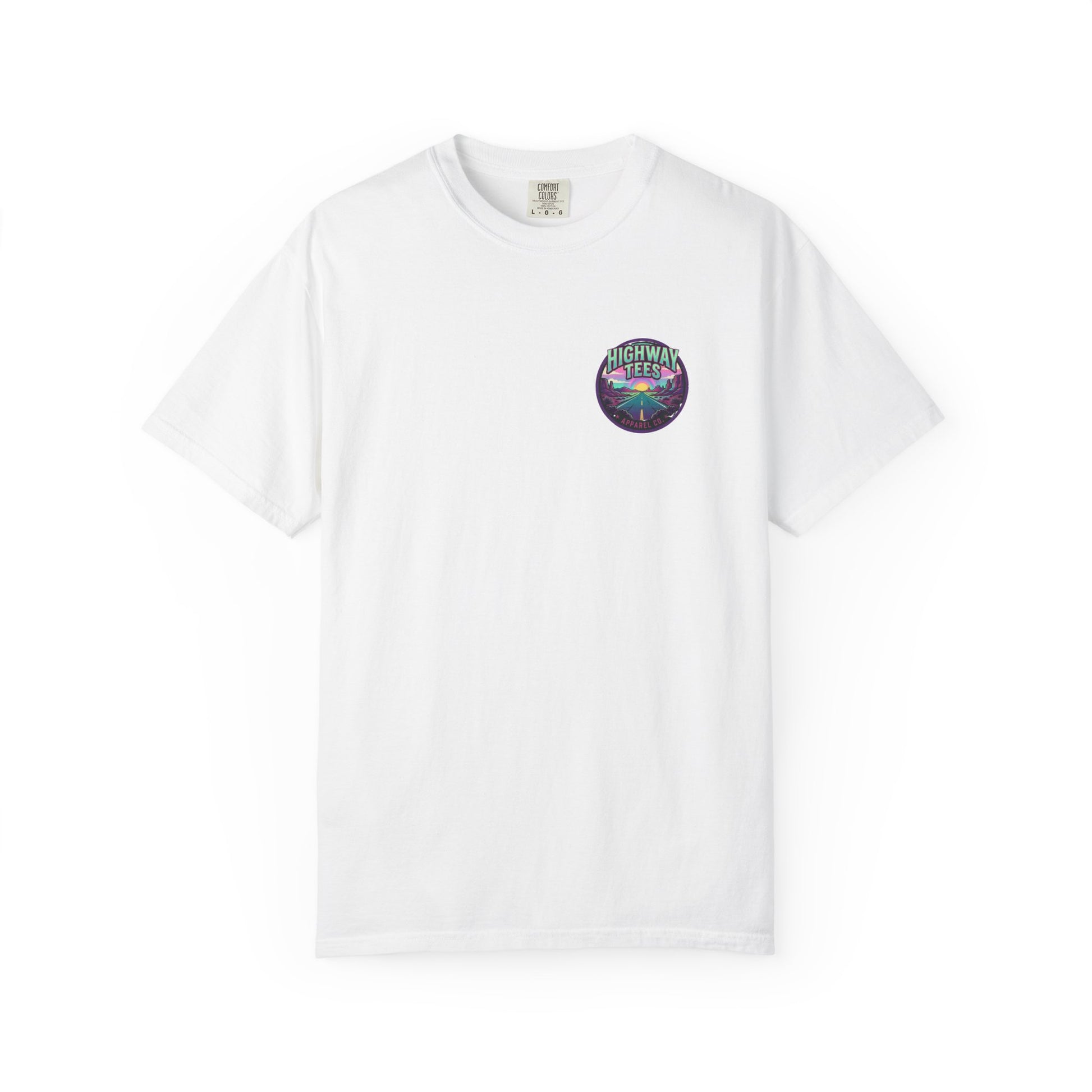 Live Loud Concert Stage T-Shirt, psychedelic festival graphic tee product view