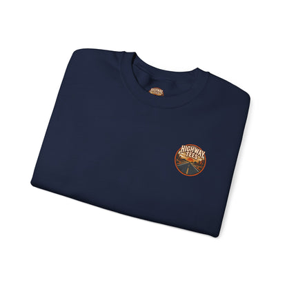 Midnight Motel Vacancy Crewneck Sweatshirt, product view