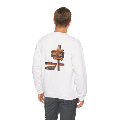 Midnight Motel Vacancy Crewneck Sweatshirt, product view