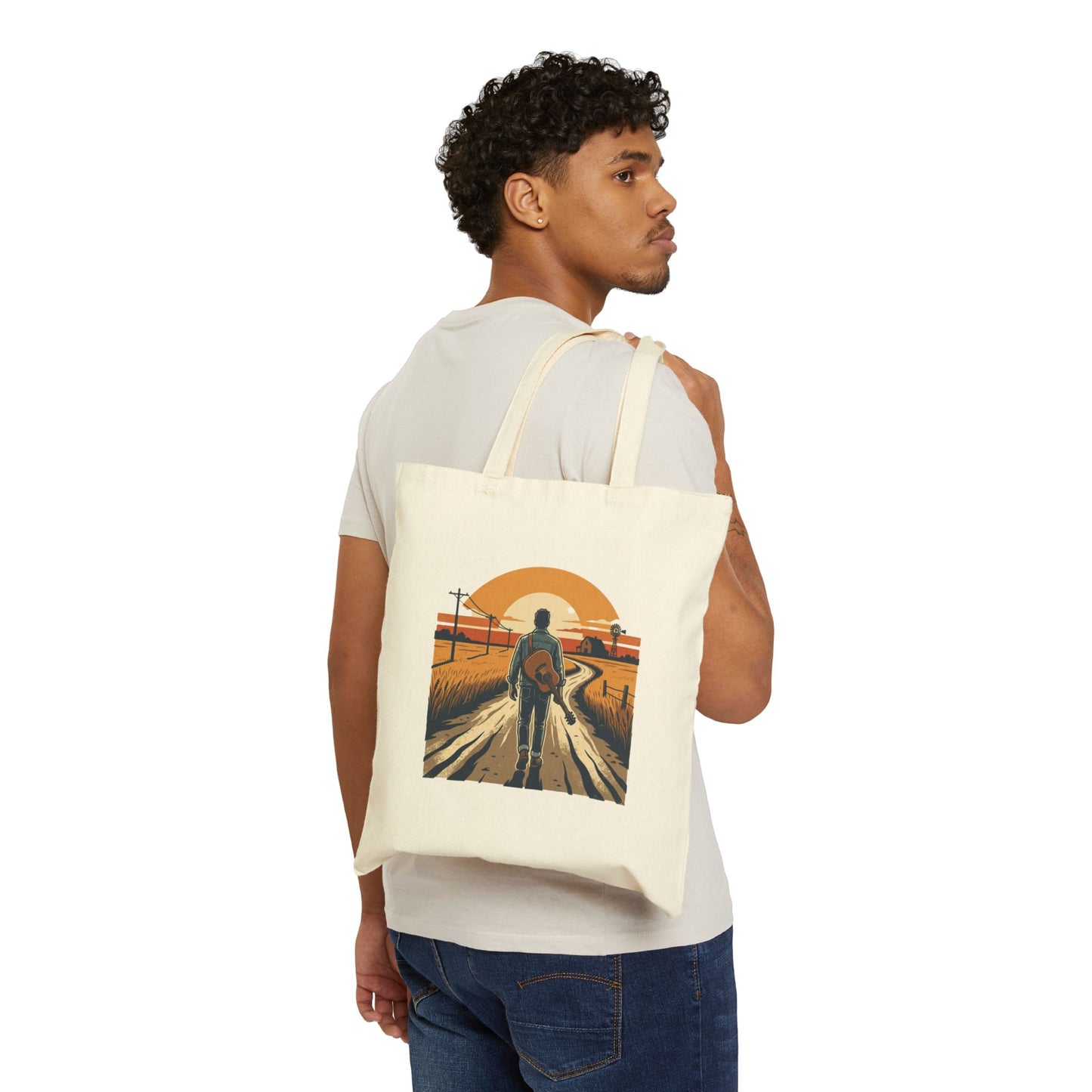 Vintage Highway Route Sign Tote Bag