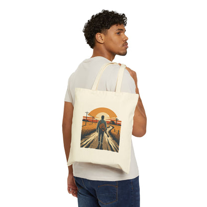 Vintage Highway Route Sign Tote Bag