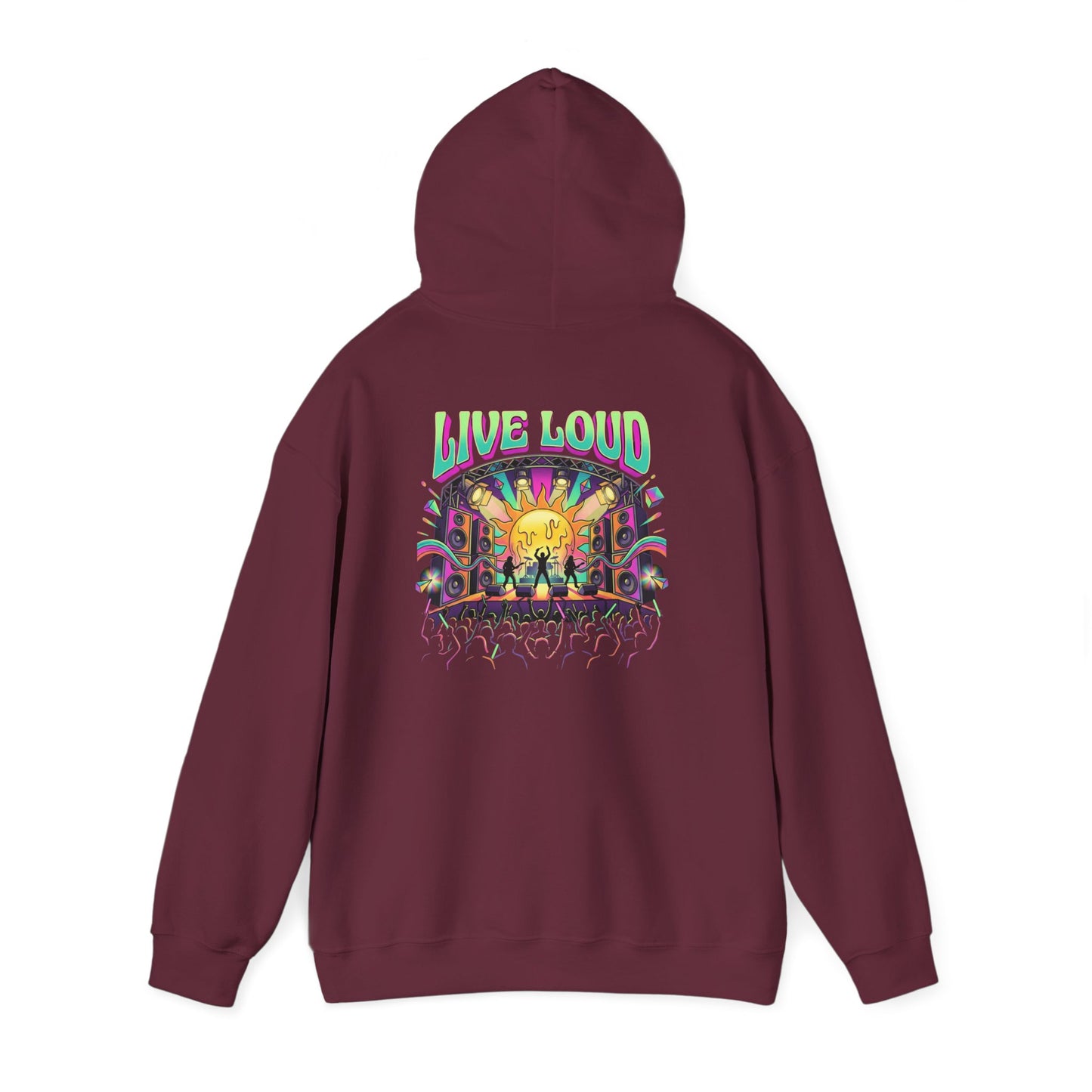 Live Loud Concert Stage Hoodie