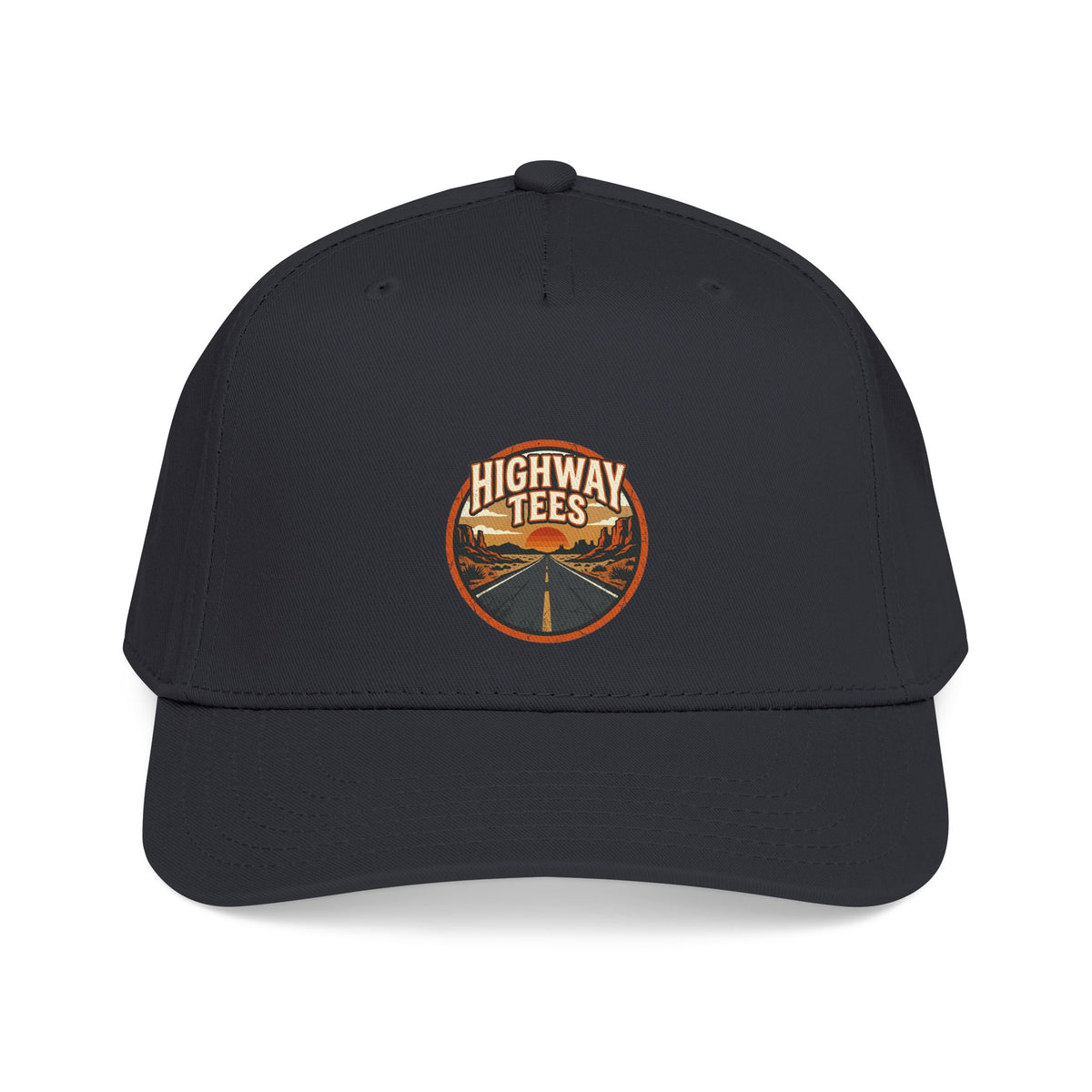 Vintage Road Patch Baseball Cap, product view