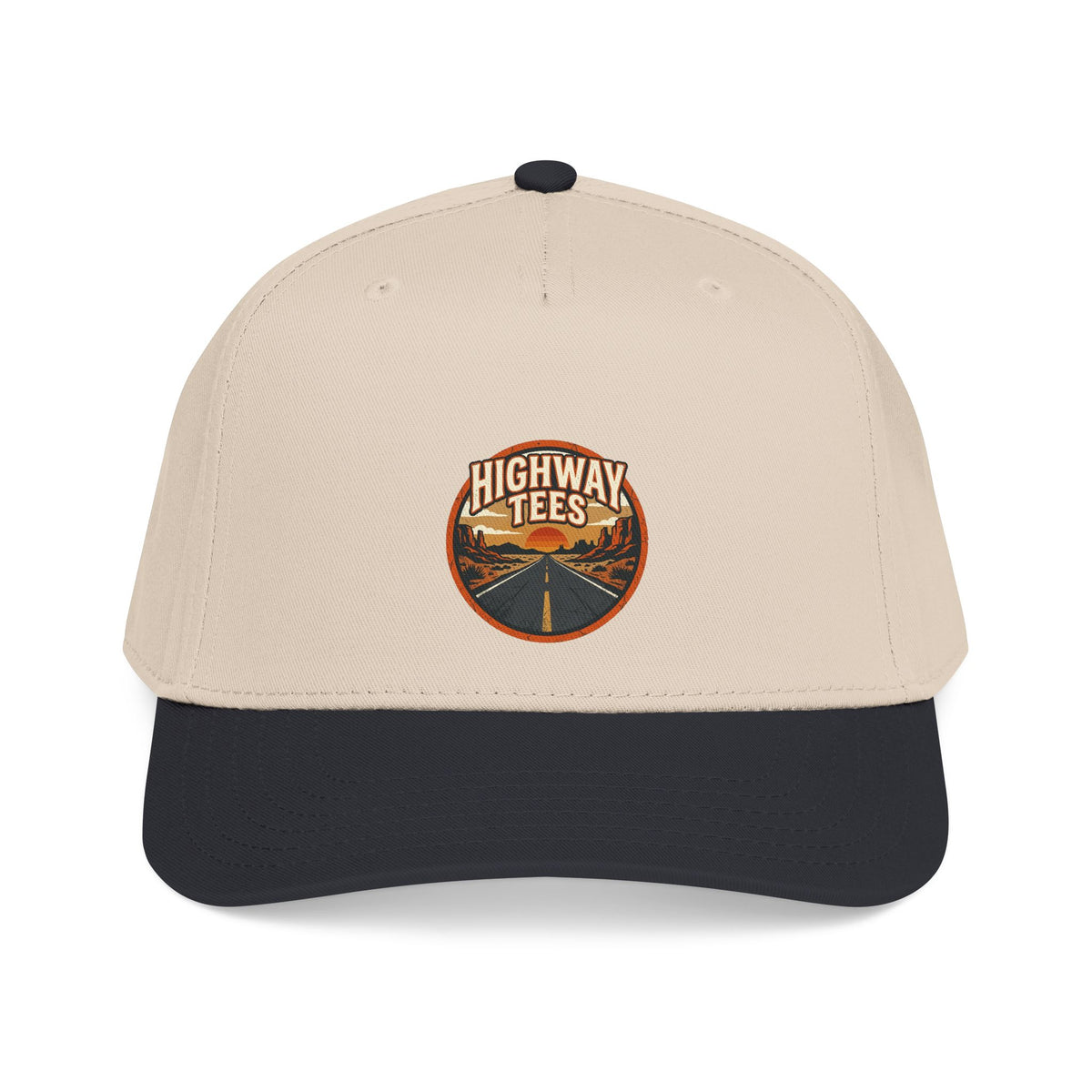 Vintage Road Patch Baseball Cap, product view